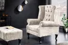 riess-ambiente Design Ohrensessel CHESTERFIELD 105cm Produktbild-Vorschau 2
