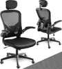 ergonomický tvar kancelářské židle tectake® Arges s Náhled obrázku produktu 18