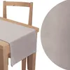 Voppi Bieżnik na stół 40x250 cm szary welurowy Podgląd zdjęcia produktu 2