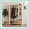 Relaxdays Garderobe, offen, Kleiderschrank, Ablagen & Produktbild-Vorschau 3