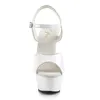 KISS-209 Damen Sandale von Pleaser, Weiß  , EU 36, US 6 Produktbild-Vorschau 2