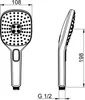 Hansa HANSAACTIVEJET Style Handbrause, 3-strahlig Produktbild-Vorschau 4