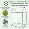 COSTWAY Mała szklarnia do pomidorów 129 x 80 x 173 cm, Podgląd zdjęcia produktu 3