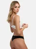 Tazzio Damen String 3er-Pack F933 (Schwarz, M) Produktbild-Vorschau 3