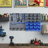 DURHAND Wandregal mit Stapelboxen 44 tlg Werkzeughalter Produktbild-Vorschau 2
