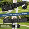 COSTWAY Golf Stand Bag con piedini, copertura antipioggia e Anteprima dell’immagine prodotto 7