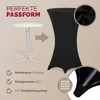 Deuba Set da 5 Rivestimenti Elastici per Tavoli Bar Ø 60-65 Anteprima dell’immagine prodotto 3