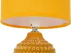 Close-up of the top part of a lamp, showing the lampshade and the base. Anteprima dell’immagine prodotto