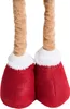 Close-up of the legs and feet of two plush reindeer decorations. Náhľad obrázku produktu
