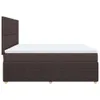 Boxspringbett mit Matratze Dunkelbraun 180x200 cm Stoff Produktbild-Vorschau 5