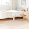 vidaXL Protišmykový koberec shaggy cream 120 x 120 cm PP Náhľad obrázku produktu 2