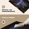 KitchenYeah© Herdabdeckplatte Blitze über den Hängen von Produktbild-Vorschau 2