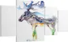 Bild auf Leinwand - Leinwandbild - Moose Berge Winter Produktbild-Vorschau 1