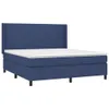 vidaXL Boxspringbett mit Matratze & LED Blau 180x200 cm Produktbild-Vorschau 5