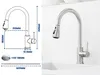 Wasserhahn Küche Ausziehbar mit Brause, 360° Drehbar Hoher Produktbild-Vorschau 3