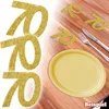 6 Glitter-Konfetti Streudeko 70 gold Produktbild-Vorschau 3
