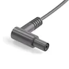 A close-up of a right-angle DC power adapter plug. Anteprima dell’immagine prodotto