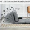 HOMCOM Bodenstuhl Bodensessel mit 6-Stufig Verstellbarer Produktbild-Vorschau 5