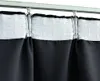 vidaXL Rideaux occultants avec crochets 2 pcs. noir Voir les images du produit 3