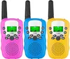 Three colorful walkie-talkies are displayed side-by-side against a white background. Produktbild-Vorschau