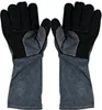 40 cm lange Grillhandschuhe aus Leder zum Kochen und Produktbild-Vorschau 3