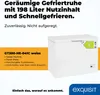 Exquisit Gefriertruhe GT200-HE-040C weiss | Nutzinhalt: 198 Produktbild-Vorschau 2
