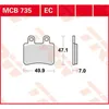 TRW Bremsbelagsatz MCB735 JetSet 50 TP Elyseo 150 G2A DT50X Produktbild-Vorschau 2