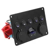5 Gang Switch Panel, 5 Gang Rocker Switch, LED Switch Náhled obrázku produktu 5