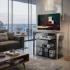 TV- & HiFi-Rack 1629 Rauchglas – Medienrack mit Produktbild-Vorschau 2