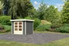 Karibu Gartenhaus Gerätehaus Askola 3 terragrau 242x217x211 Produktbild-Vorschau 4