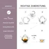 Creano Teeblumen Mix - Geschenkset Erblühtee mit Glaskanne, Produktbild-Vorschau 4