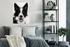 MuchoWow® Poster Border Collie schaut in die Kamera 60x80 Produktbild-Vorschau 4