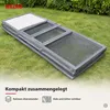 Faltbarer Kaninchenstall Weiß/Grau mit Freilaufgehege & Produktbild-Vorschau 13