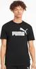 A man wearing a black Puma t-shirt. Produktbild-Vorschau
