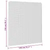 vidaXL Magnet-Insektenschutz für Fenster Weiß 130x150 cm -  Produktbild-Vorschau 9