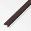 alfer Winkel 1 m, 19 x 28 mm PVC (Kunststoff) glatt braun Produktbild-Vorschau 1