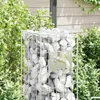 Gabionen Wasserhahn Silber 25 x 25 x 100 cm Edelstahl Produktbild-Vorschau 5