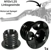 F26 TITAN Motorrad Spiegel Stopfen Links Gewinde M10 x 1.25 Produktbild-Vorschau 1