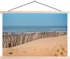 MuchoWow® Textilposter Strand - Pfähle - Meer 60x40 cm mit Produktbild-Vorschau 1