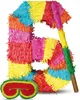 Pinata Zahl 6 Set mit Stab und Augenmaske für Produktbild-Vorschau 2