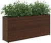 vidaXL Podwyższone łóżko z 2 przegrodami Brązowe 90x20x40 Podgląd zdjęcia produktu 4