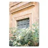 MuchoWow® Mauspad Mousepad Architektur - Tür - Blumen - Produktbild-Vorschau 1