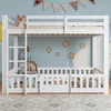 Flieks lit superposé lit d'enfant 90*200cm avec protection Voir les images du produit 1