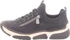 A side view of a gray sneaker with a zipper. Anteprima dell’immagine prodotto