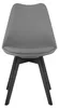 Sedia MARK - grafite / gambe nere x 4 Anteprima dell’immagine prodotto 11