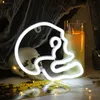 Lebka Deco Led Neon nástěnná dekorace, lebka noční světlo Náhled obrázku produktu 1