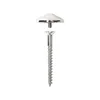 A chrome-plated screw and cap are shown against a white background. Produktbild-Vorschau