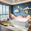 Letto a terra INONEFT, 90x200 cm, per bambini, con sponde Anteprima dell’immagine prodotto 9