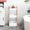 Étagère de salle de bain en bambou Texas Étagère à 3 Voir les images du produit 7