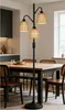 Lampada da terra boho a 3 luci con paralumi in rattan, Anteprima dell’immagine prodotto 5